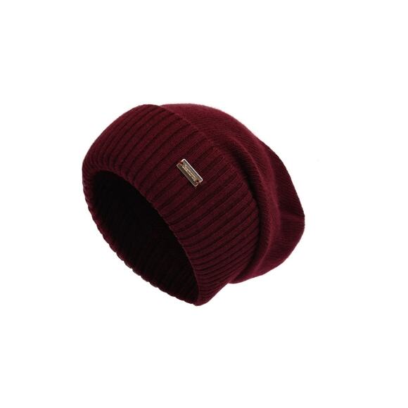 Jaxmonoy red wine slouch slouchy beanie new - Picture 2 of 4